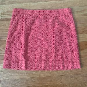 J Crew Coral Skirt